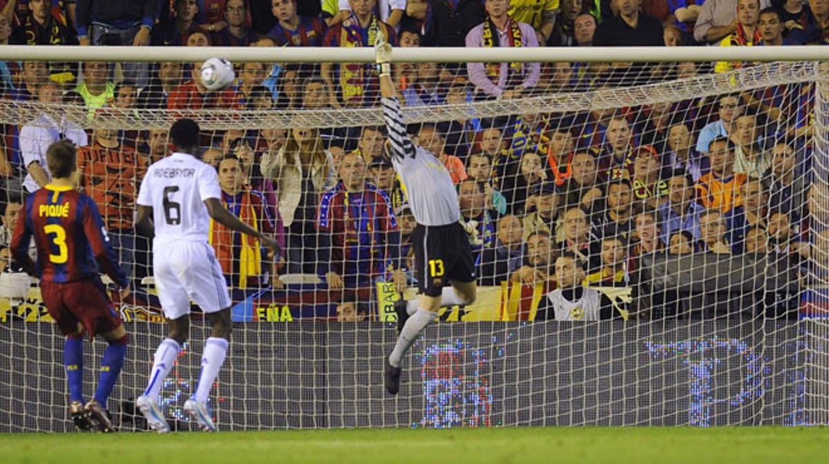 La final de la Copa del Rei entre el Barça i el Madrid del 2011.