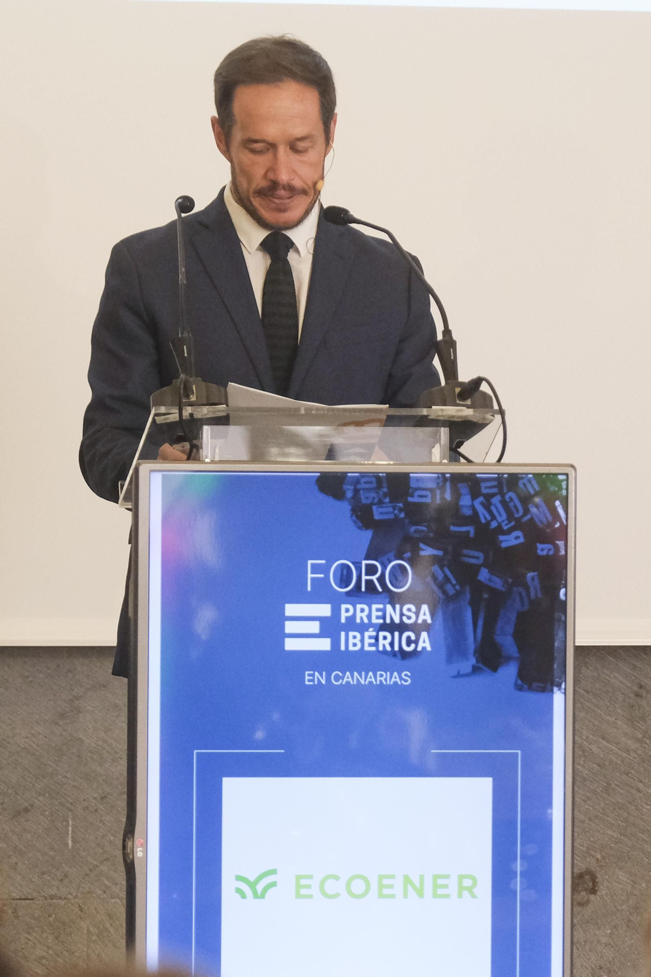 Foro Cambio Climático, con la presencia del consejero de Transición Ecológica del Gobierno de Canarias, Mariano Hernández Zapata. 