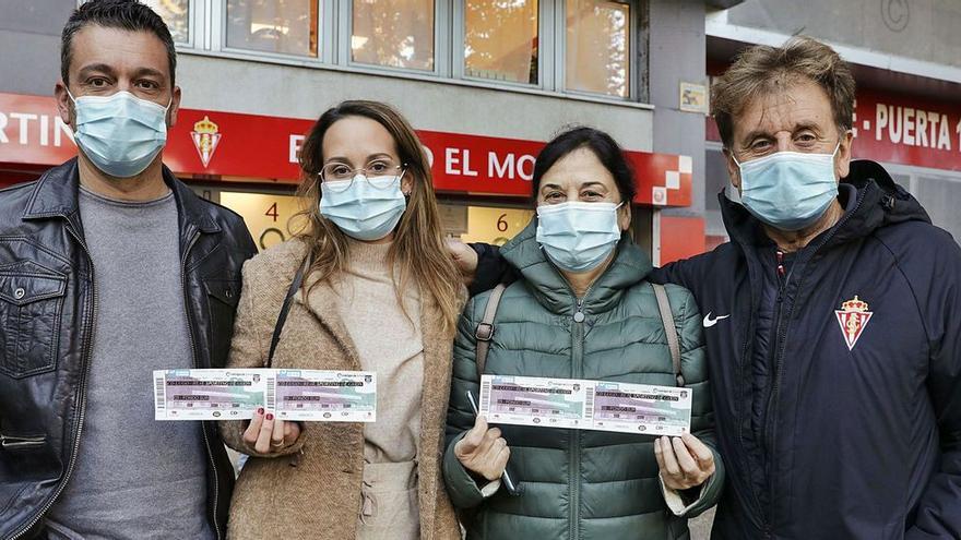 Por la izquierda, Carlos González, Lucía Iglesias, Palmira Fernández y Pablo Alonso