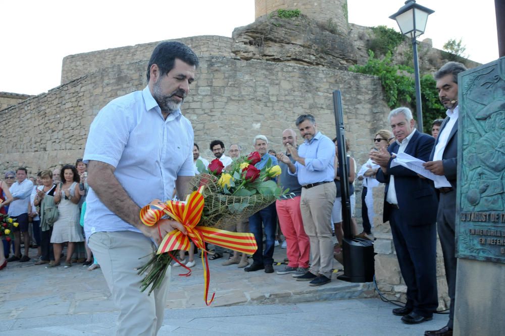 Commemoració de la Batalla de Talamanca i placa homenatge a Muriel Casals