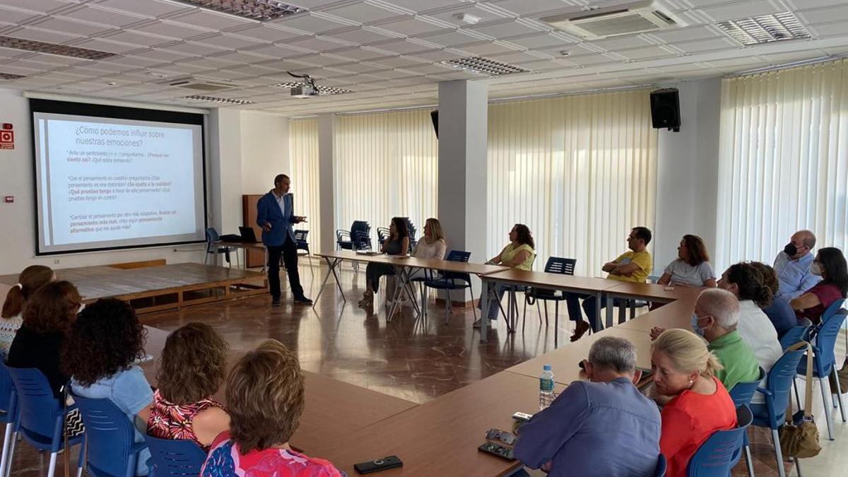 Momento de uno de los encuentros formativos organizados por el Área Sanitaria Norte de Málaga.