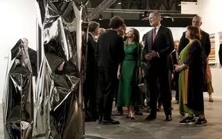 Los reyes Felipe VI y Letizia inauguran la feria ARCO 2026