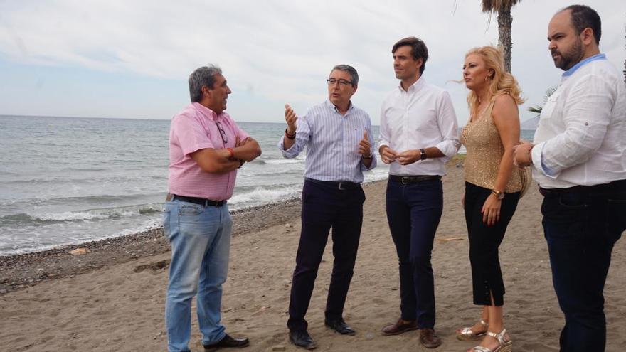 Francis Salado, Pablo Montesinos y Carolina España, ayer en Rincón.