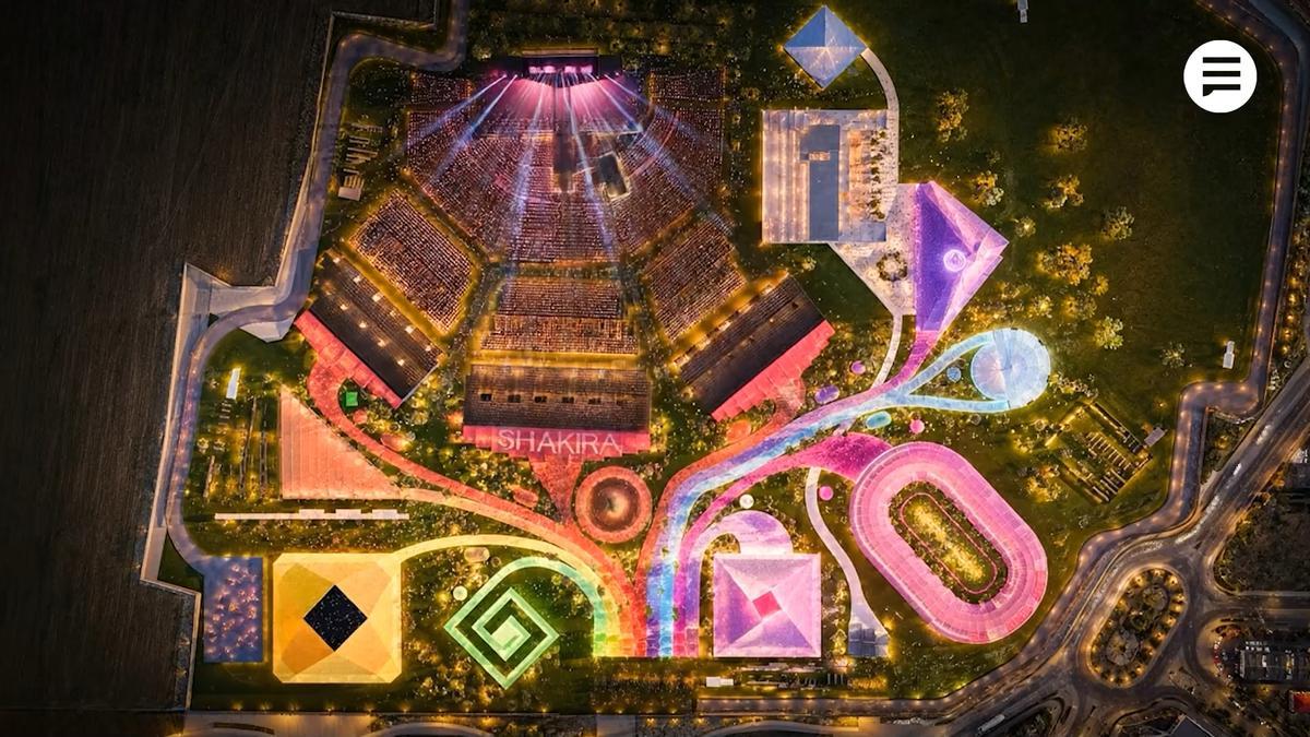 Así será el estadio que Shakira ha diseñado para cerrar su gira mundial en Madrid