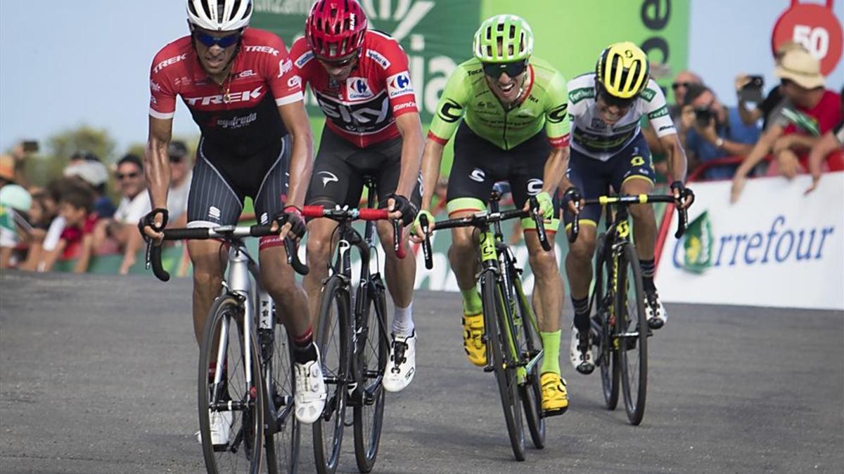 Contador, Froome, Woods y Chaves en la cima de Sanrta Lucía