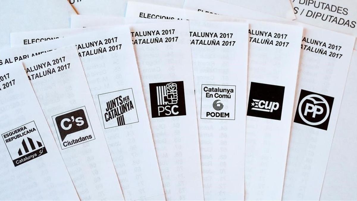 zentauroepp41372561 picture shows election ballots of the main catalan political171220102343