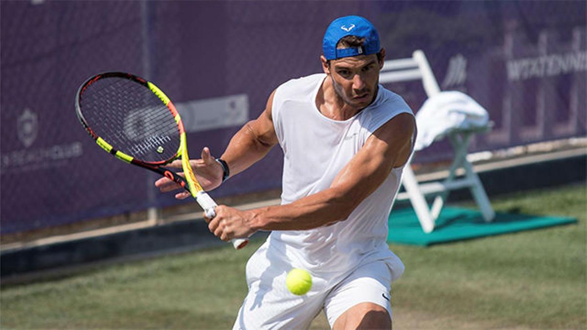 Nadal: "Jugar en la hierba de Wimbledon es la transición más radical"