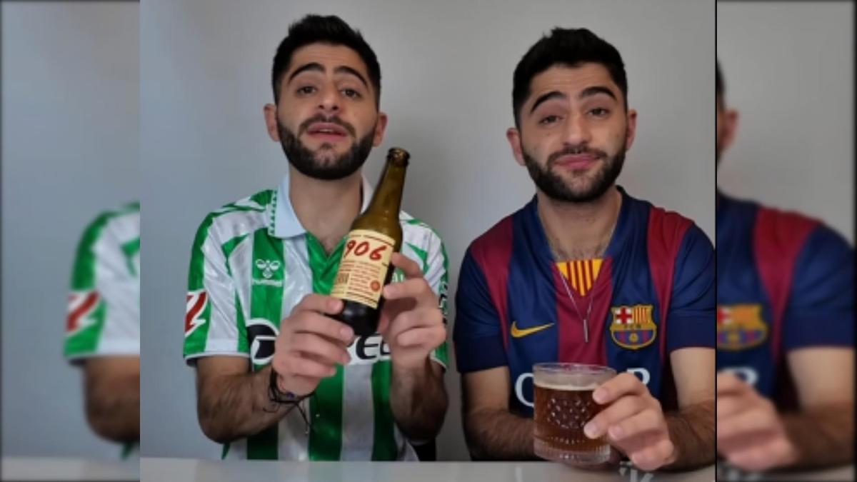 Dos mexicanos prueban la Estrella Galicia