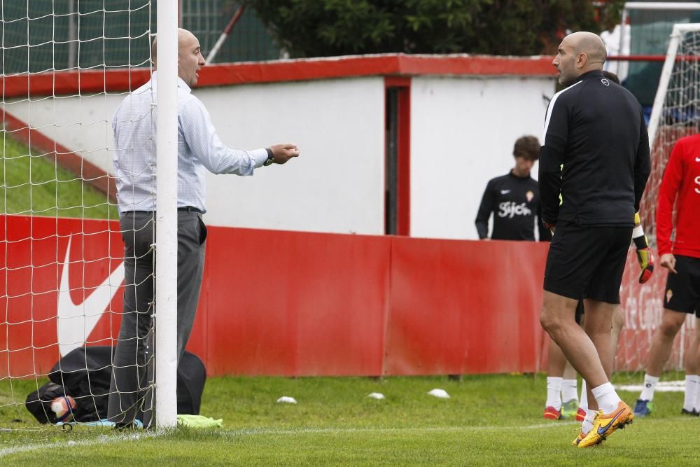 Entrenamiento del Sporting