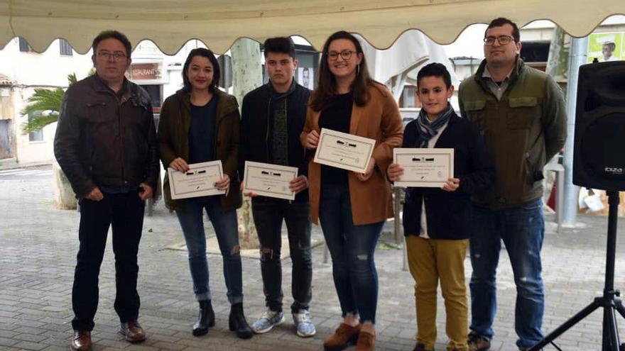 Una imagen de la entrega de premios del certamen literario juvenil.