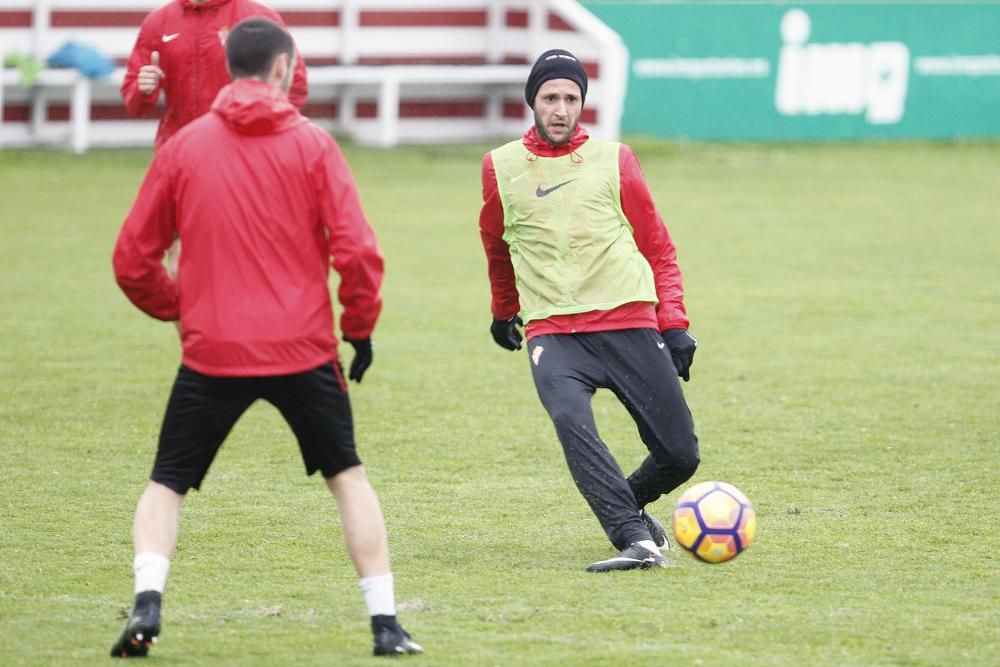 Entrenamiento del Real Sporting