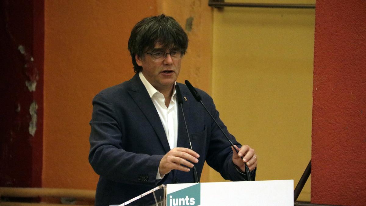 L&#039;expresident de la Generalitat, Carles Puigdemont