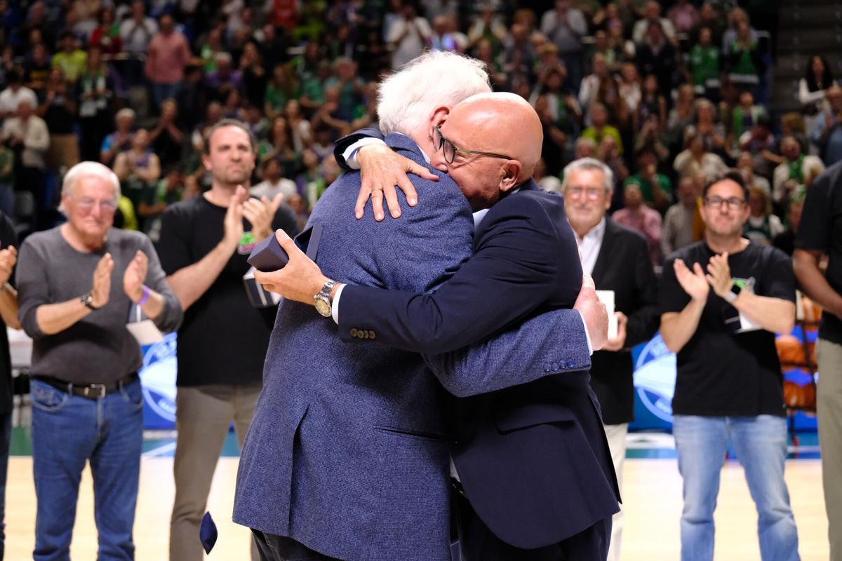 Bozidar Maljkovic, en el homenaje a los campeones de la Korac de 2001