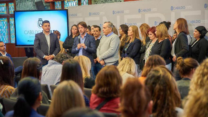 Presentación del área de Empleo en el Cabildo del Tenerife.