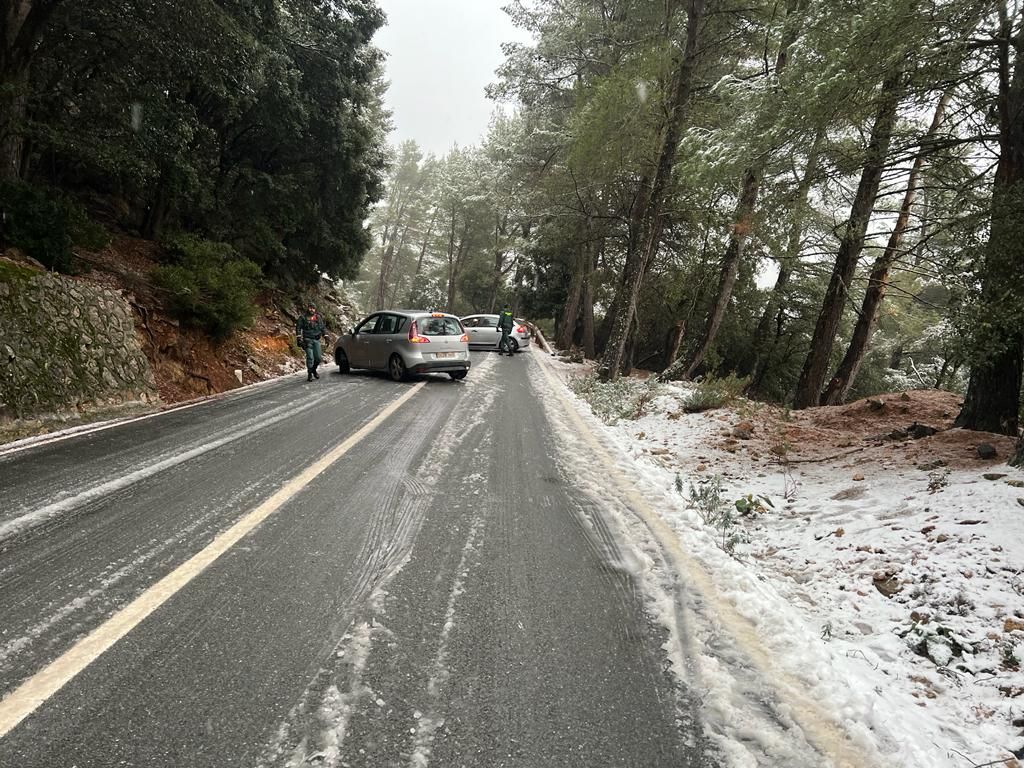 Mallorca registra la mayor nevada en cinco años