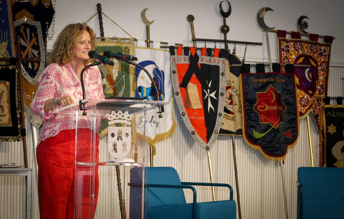 Amparo Folgado, alcaldesa de Torrent, en el acto de clausura del evento