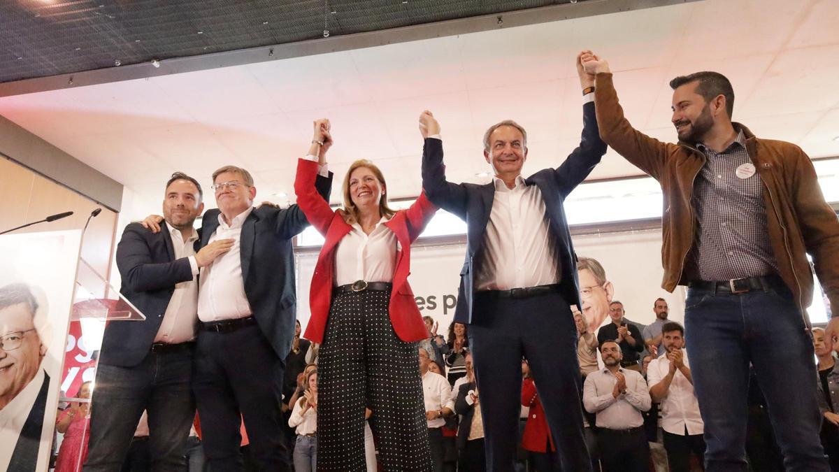 Cierre de campaña del PSPV-PSOE en Castellón con José Luis Rodríguez Zapatero