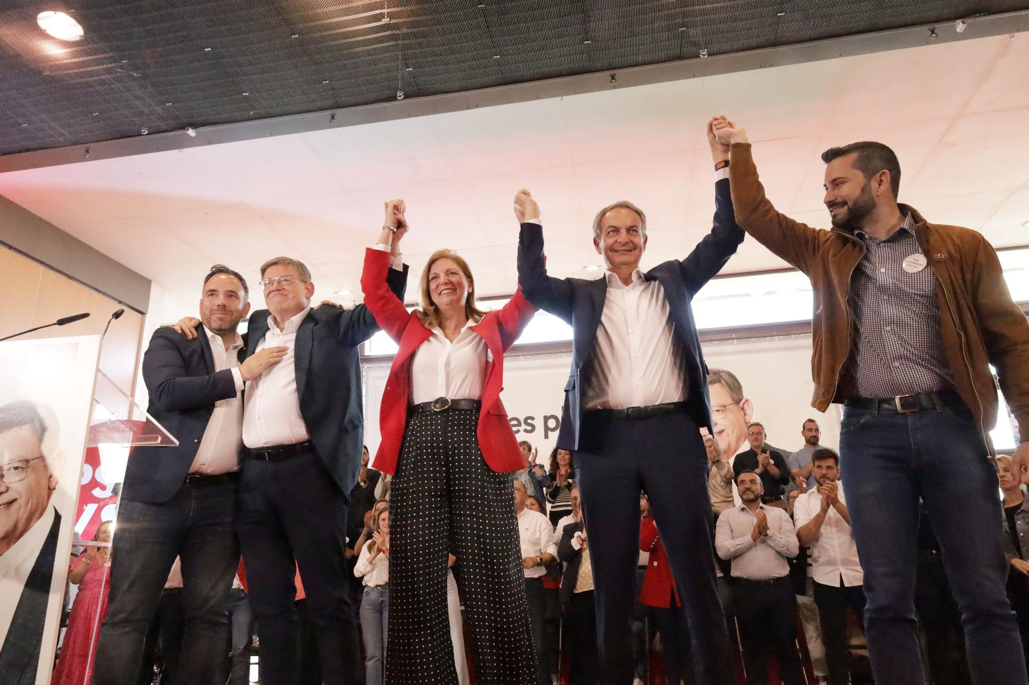 Cierre de campaña del PSPV-PSOE en Castellón con José Luis Rodríguez Zapatero