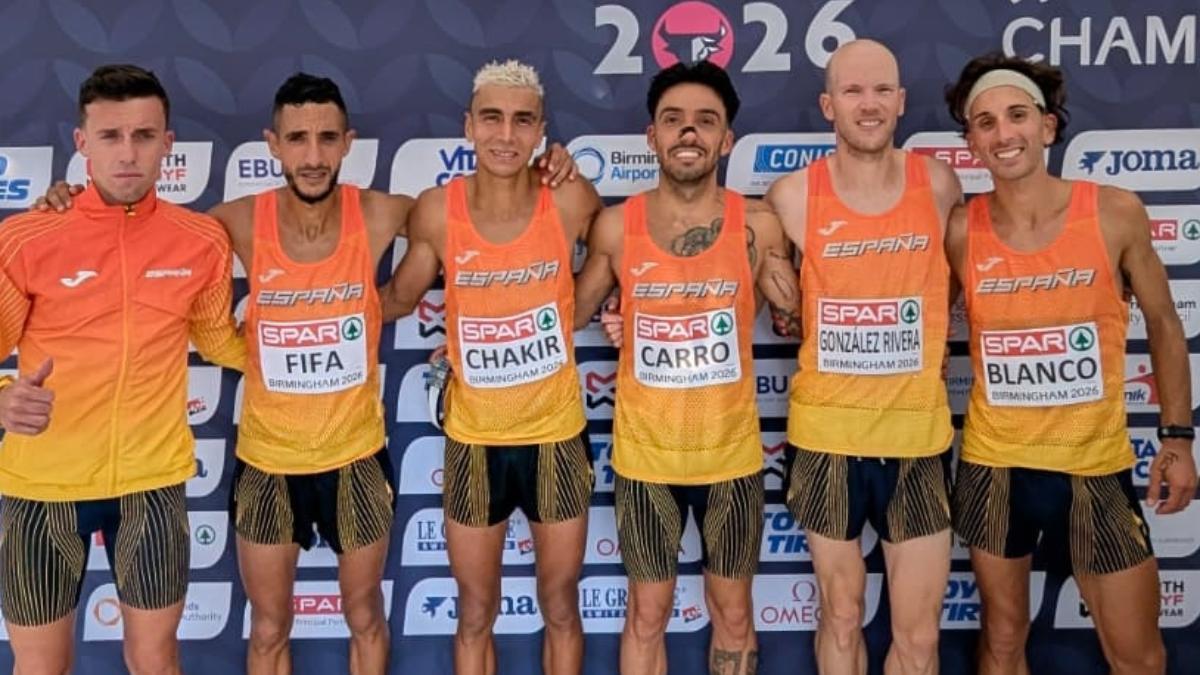 España rozó la medalla por equipos