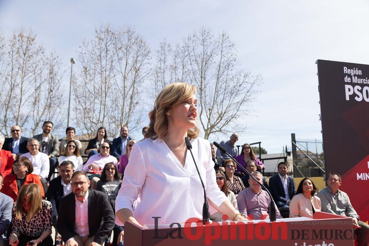 Presentación de José Vélez como candidato del PSOE a la presidencia de la Comunidad