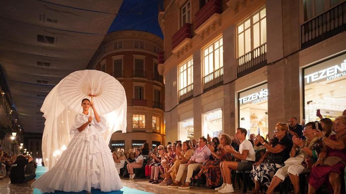 Uno de los desfiles de la primera jornada de la Larios Fashion Week.