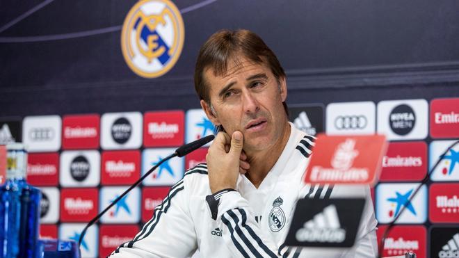 Julen Lopetegui menos de cuatro meses al cargo del Madrid (2018)