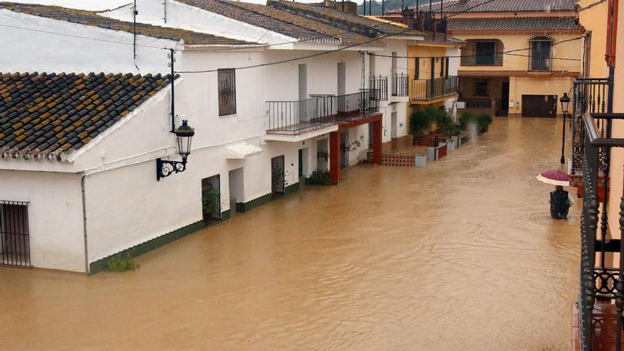 Inundaciones por el temporal del pasado diciembre en Cártama.