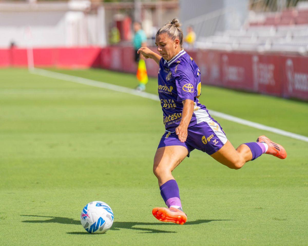 Aithiara, jugadora del CD Tenerife Femenino.