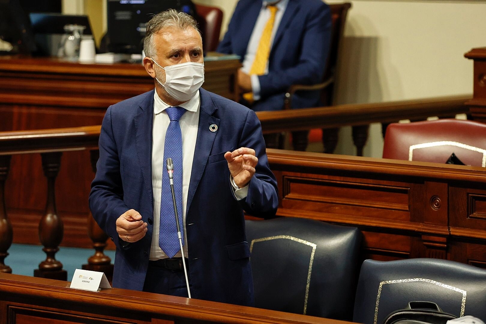 Pleno en el Parlamento de Canarias (9/2/21)