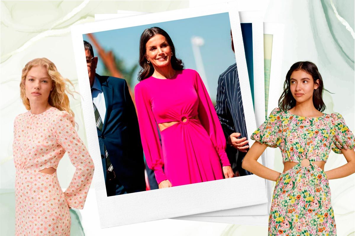 10 vestidos 'cut out', la tendencia (IRRESISTIBLE) que une a la reina Letizia con modelos e 'influencers'