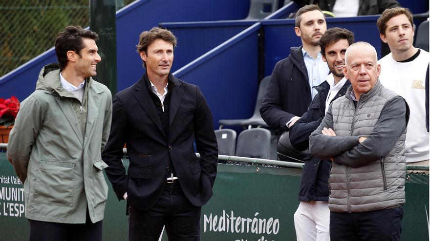 Homenaje a Juan Carlos Ferrero en la Copa Faulcombridge de València