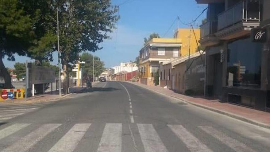 Imagen de la avenida Justo Quesada, que será reformada con una ayuda de la Diputación.