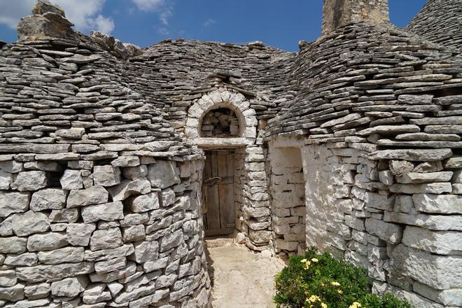 Trullo de cerca, Alberobello