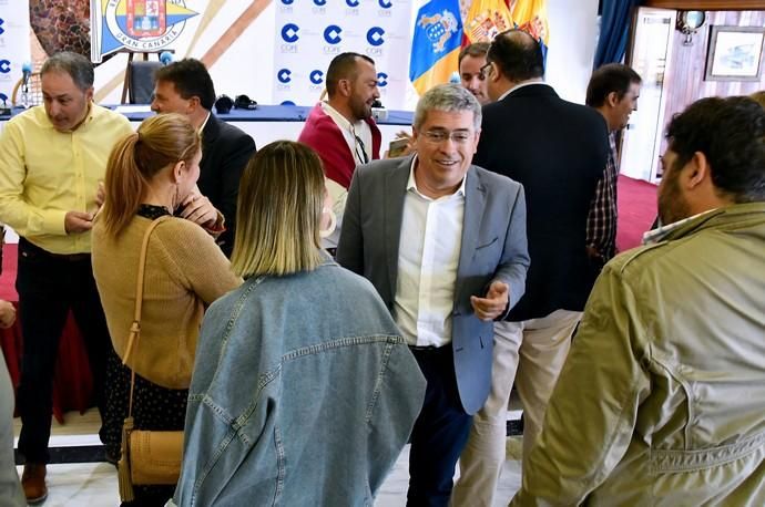 07/05/2019 LAS PALMAS DE GRAN CANARIA. .Los candidatos de los principales partidos al Cabildo de Gran Canaria contrastan sus propuestas en un debate organizado or la cadena COPE, en el Real Club Náutico de Gran Canaria. Nueva Canarias, Antonio Morales. JxGC Coalición Canaria, José Miguel Bravo de Laguna. PP AV, Marco Aurelio Pérez. Sí Podemos, Sara Ramírez. PSOE, Luis Ibarra.  Fotógrafa: YAIZA SOCORRO.  | 07/05/2019 | Fotógrafo: Yaiza Socorro