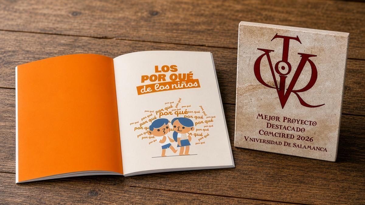 El libro junto al reconocimiento de mejor proyecto destacado 2026.