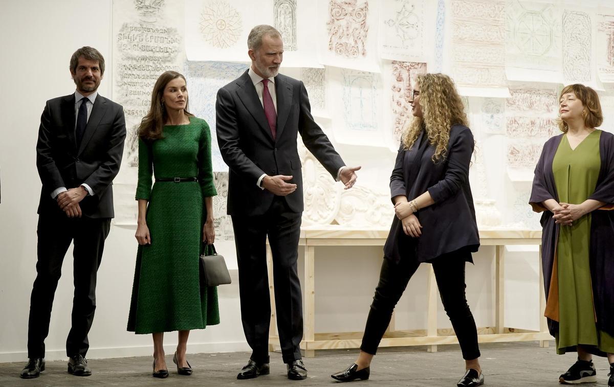 Los reyes Felipe VI y Letizia inauguran la feria ARCO 2026
