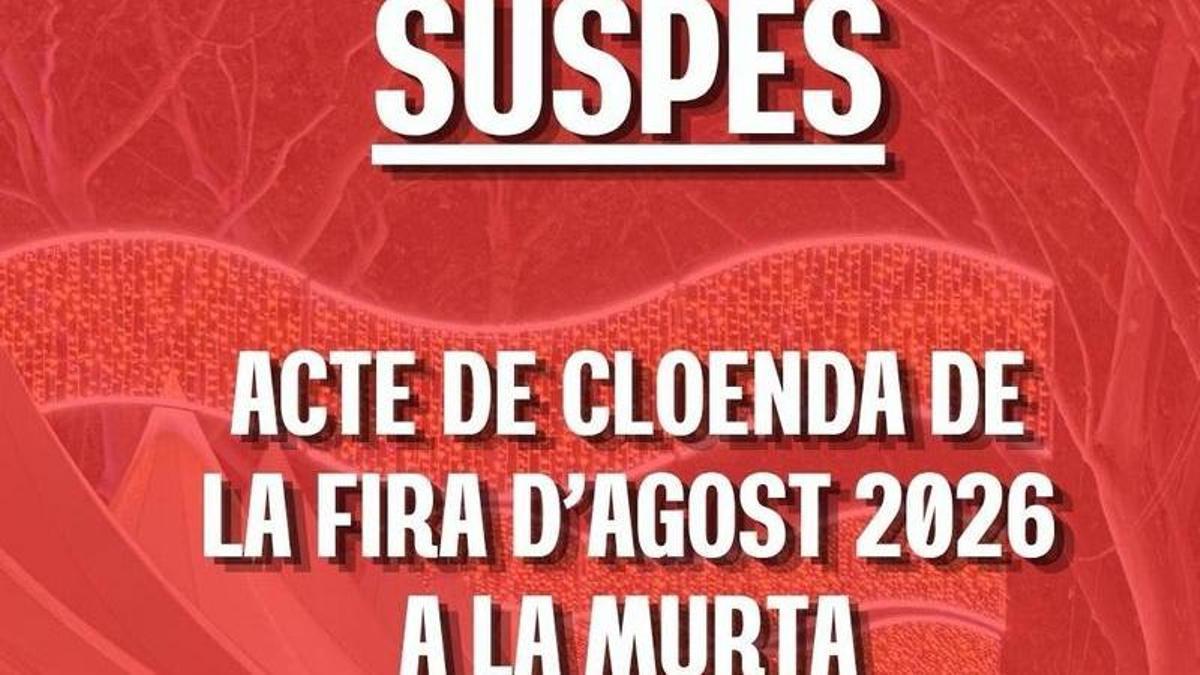 Xàtiva traslada el acto institucional de la clausura de la Fira al Gran Teatre por la tormenta