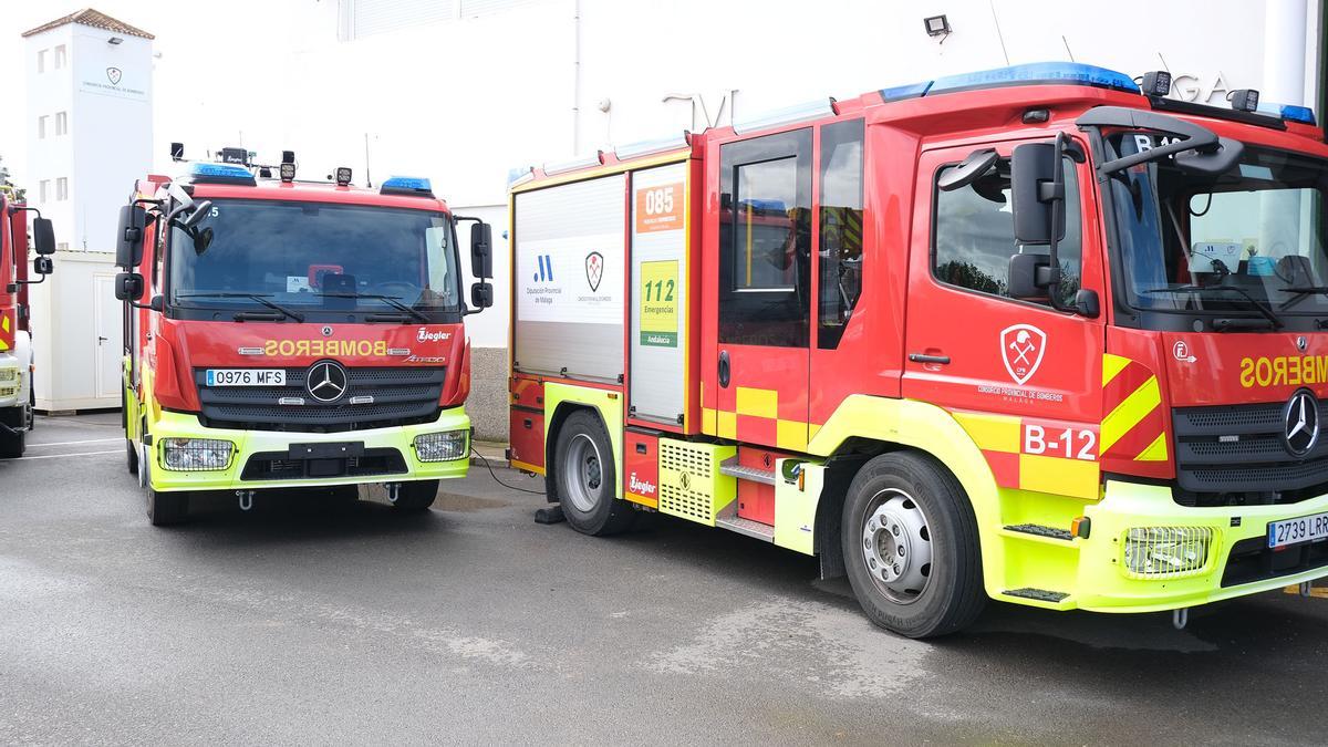 El Consorcio Provincial de Bomberos (CPB) de Vélez participa en las labores de rescate.
