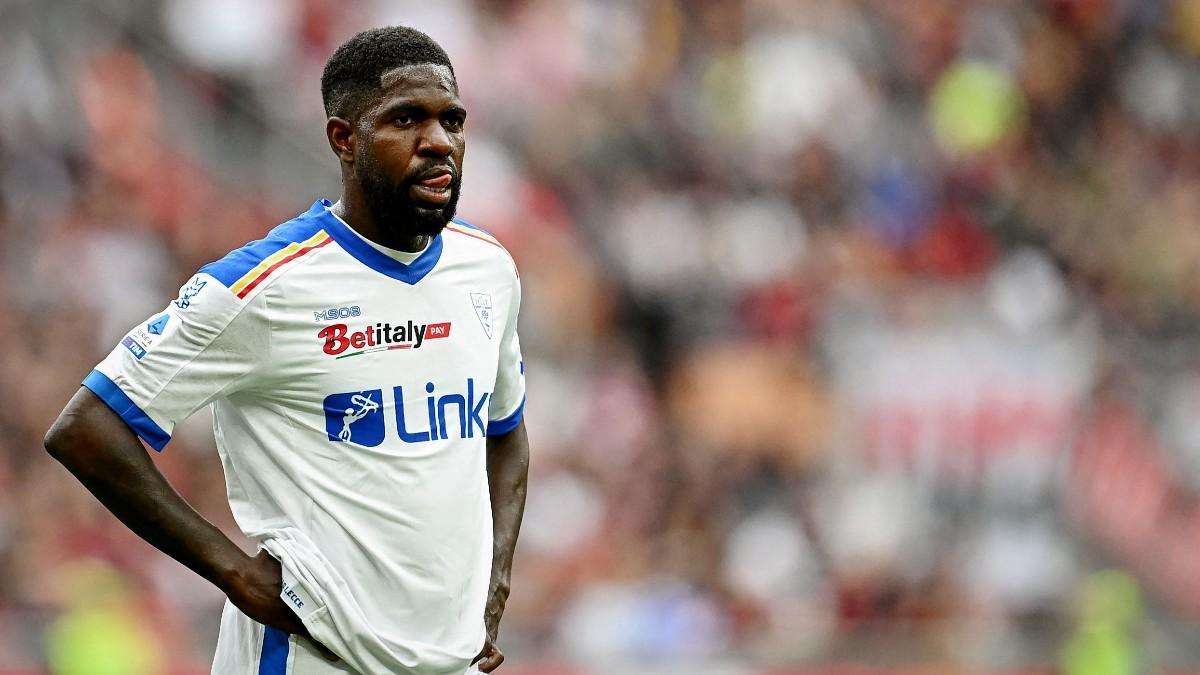 Roma - Lecce | La asistencia de Umtiti