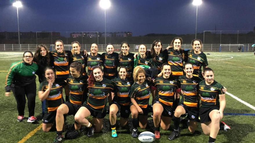 Primera victoria del Shamrock en la Lliga Catalana de rugby femenino