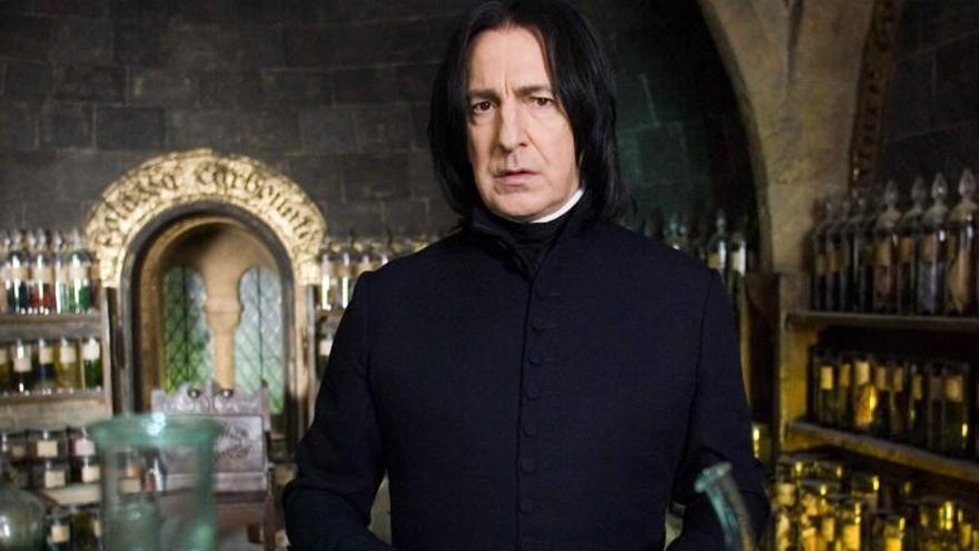 El paper del professor Snape va fer conegut Alan Rickman entre les noves generacions.