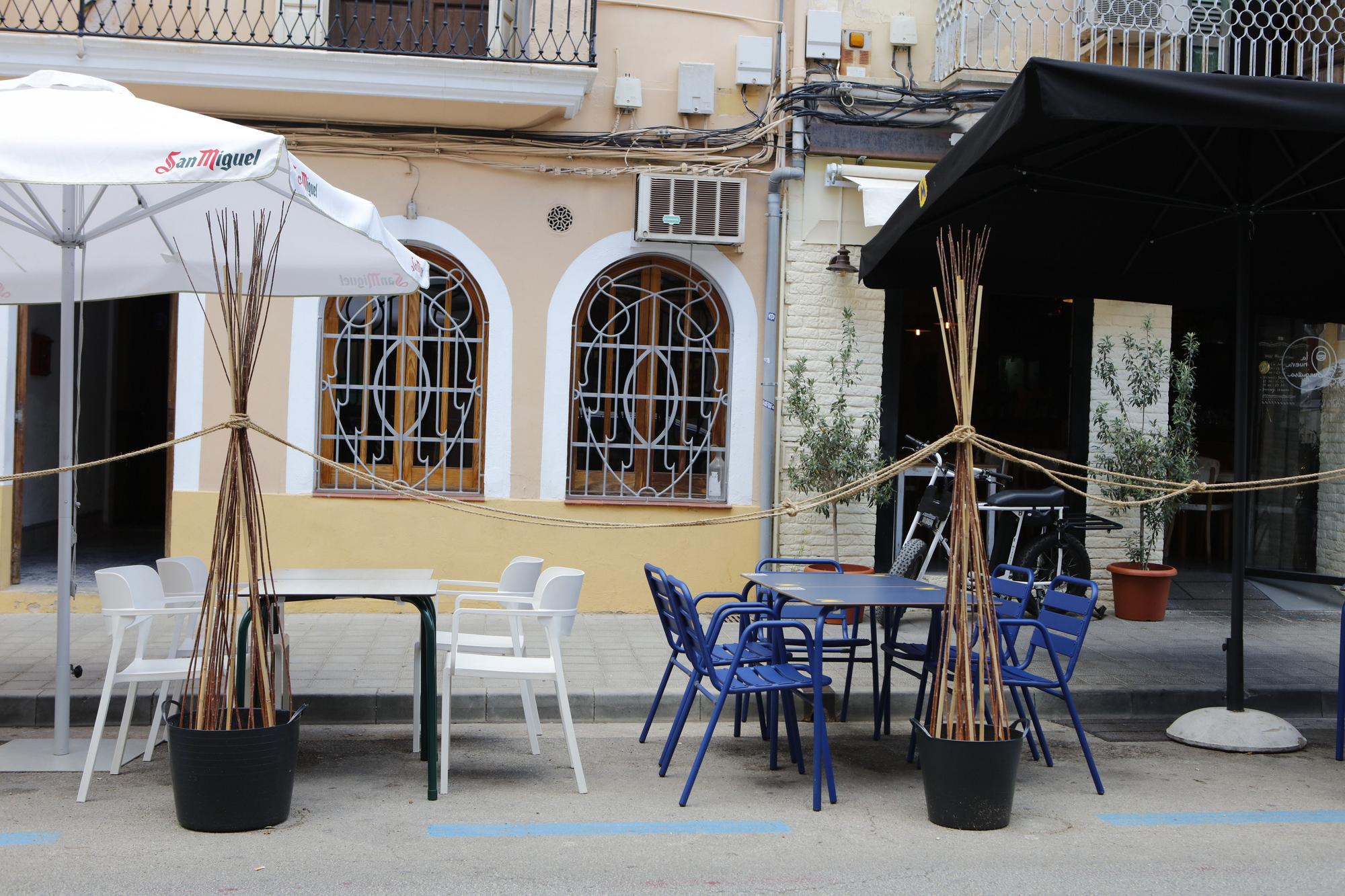 Erinnerung an die Corona-Terrassen in Palma