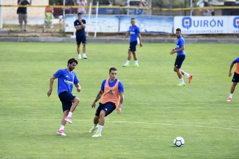 Primer entrenamiento del Real Zaragoza