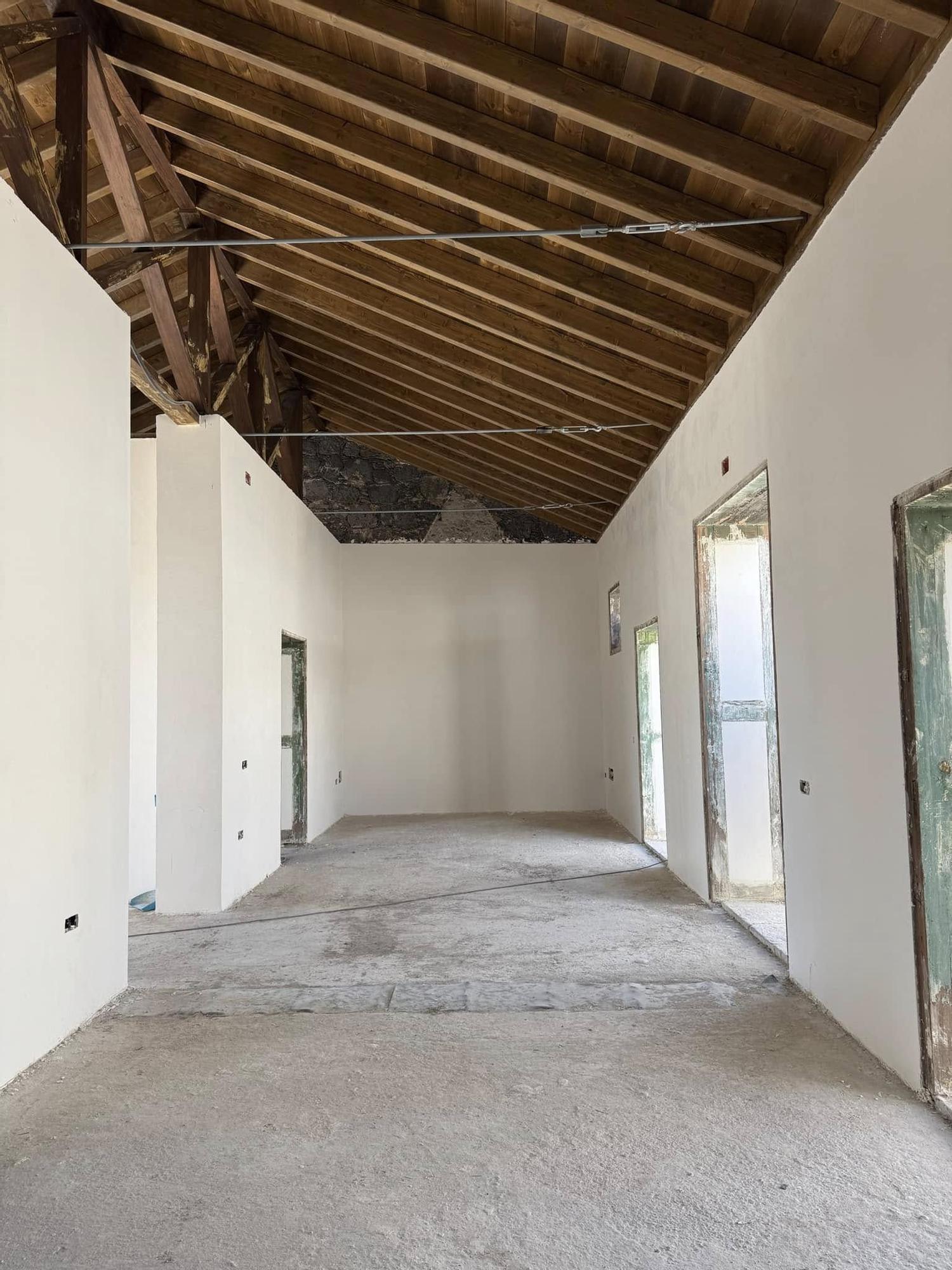 Obra de rehabilitación de la Casa del Peón Caminero de Guaza, en Güímar