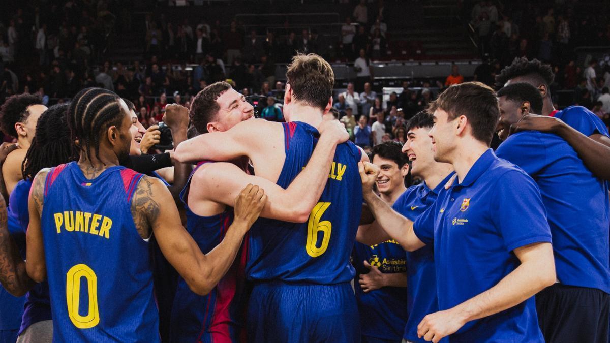 El equipo es una piña y celebró una semana mágina que puede impulsar al equipo en las semanas decisivas que vienen por delante