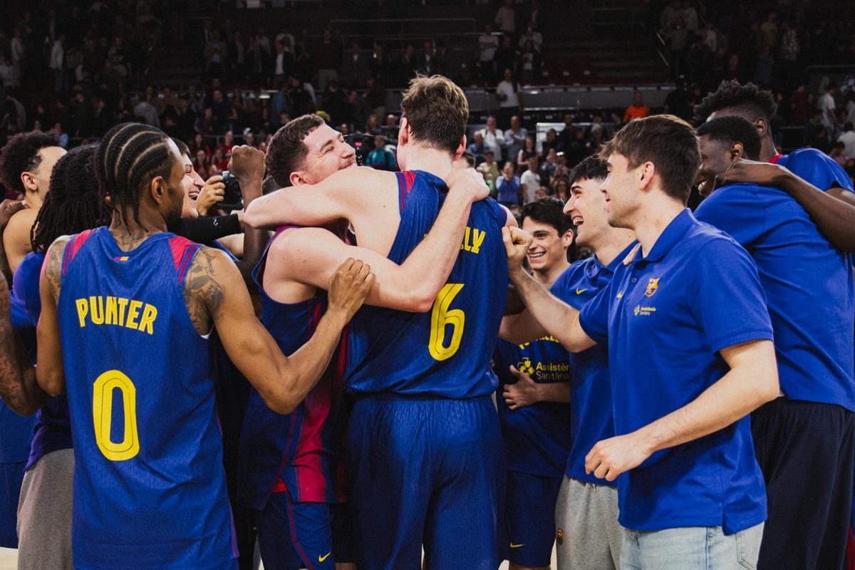 El equipo es una piña y celebró una semana mágina que puede impulsar al equipo en las semanas decisivas que vienen por delante