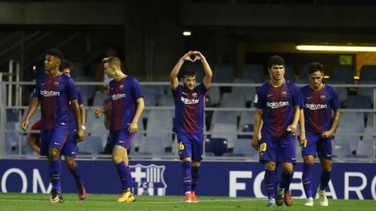 LALIGA 123 | FC Barcelona B - Lorca (1-0): El golazo de Arnáiz ante el Lorca