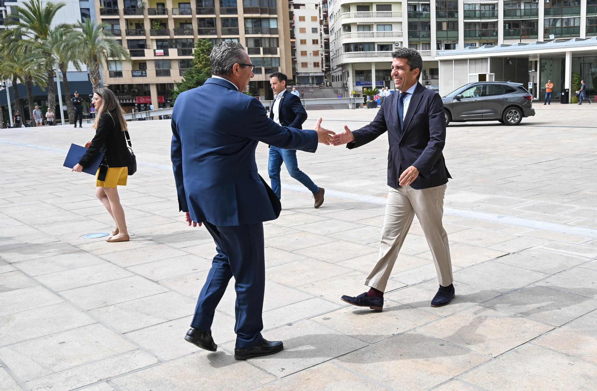 Celebración del Día de Europa en Benidorm y entrega de la distinción a Enrique Ballester