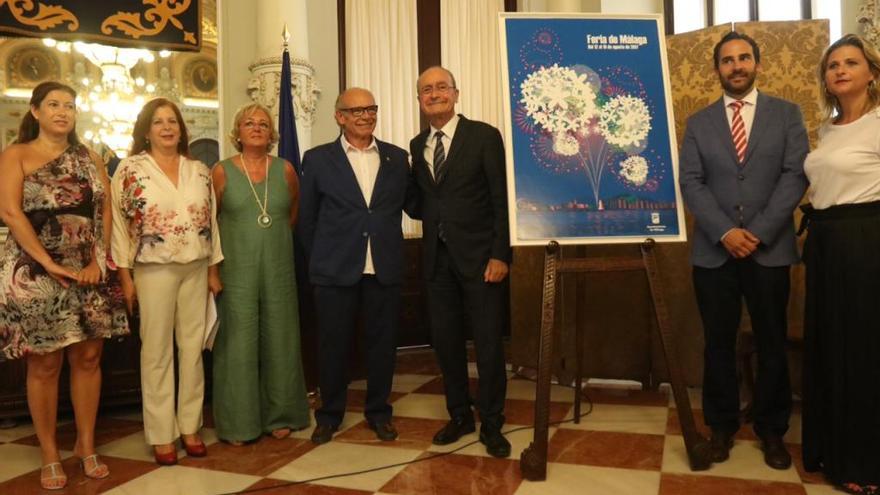 Presentación de Coco Jurado como abanderado de la Feria de Málaga 2017.