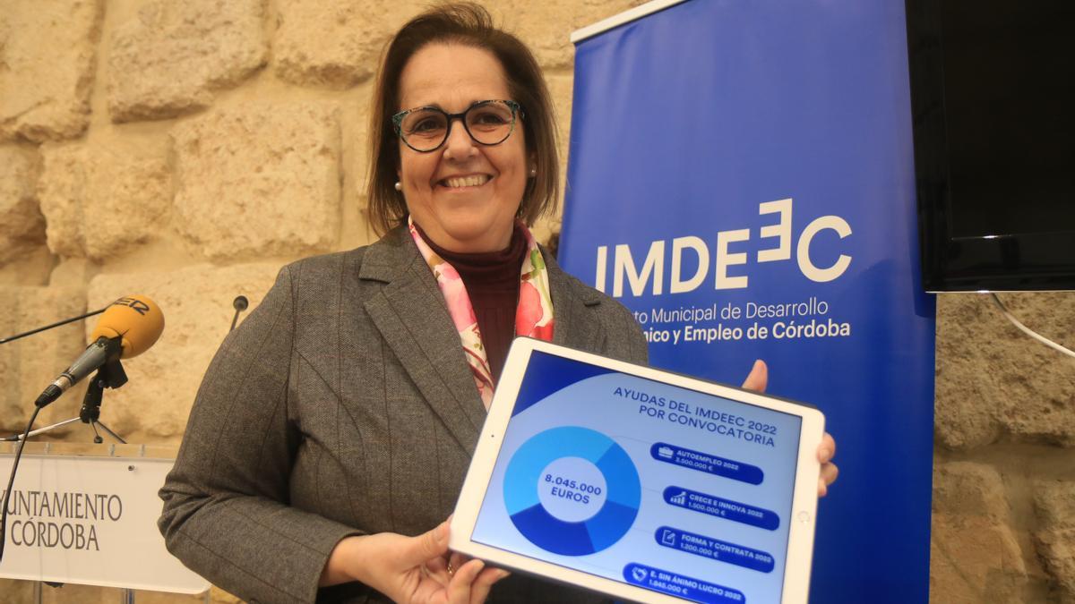 Blanca Torrent hace balance de las ayudas del Imdeec de 2022.